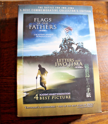 Flags of Our Fathers & Letters from Iwo Jima (DVD, 2007, 5-Disc Box) New Sealed