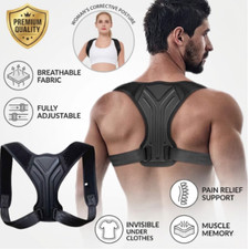 Posture Corrector for Men Women - Adjustable Back Brace Shoulder Support Relief