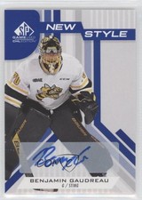 2021 SP Game Used CHL Edition New Style Blue Benjamin Gaudreau #NS-BG Auto 0ze5
