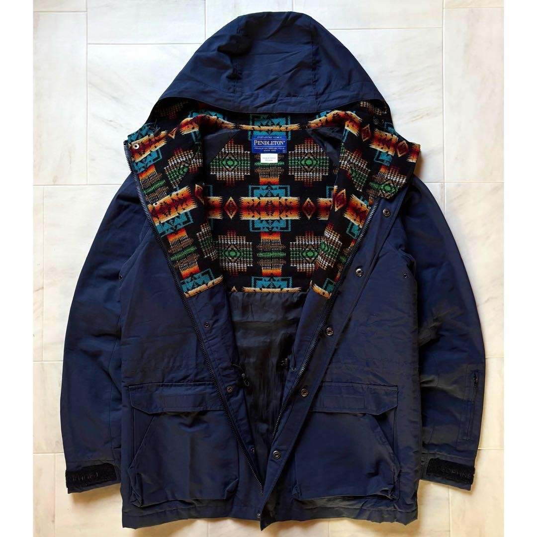 Sofnet Pendleton Mountain Parka Navy L Size -Coll… - image 2