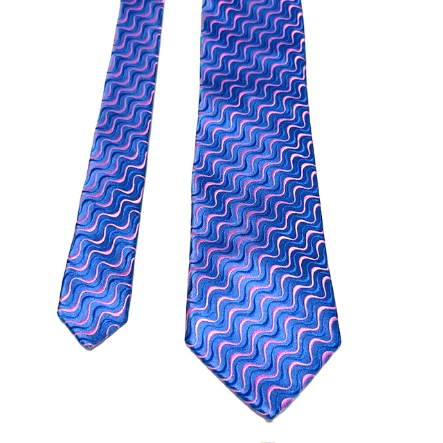 Robert Talbott Tie Wave Iridescent Geometric Luxu… - image 7
