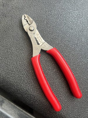 #ad Snap on Tools NEW Red Soft Grip 7quot; Wire Stripper Cutter Crimper PWCS7ACF 🇺🇸 $79.99