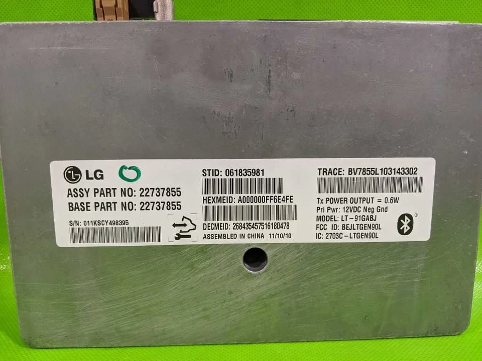 11 ACADIA COMMUNICATION ONSTAR CONTROL MODULE W/VOICE RECOGNITION OEM 4098-7 - Image 4 of 4