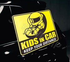 For Renault Clio Megane Warning Sticker Keep Distance Rear Window Boot Pvc Decal For Renault Clio Megane Warning Sticker Keep Distance Rear Window Boot Pvc Decal