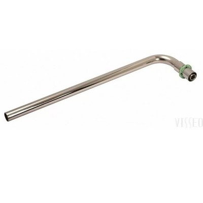 Comap 724BCG Verbindungsrohr 90° - vernickelt Länge 300mm - Ø16x2 - 2 Stück