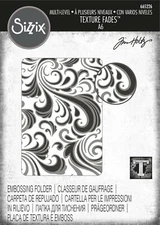 Sizzix Swirls ML Embossing folder #665226 Retail $9.99 designer Tim Holtz