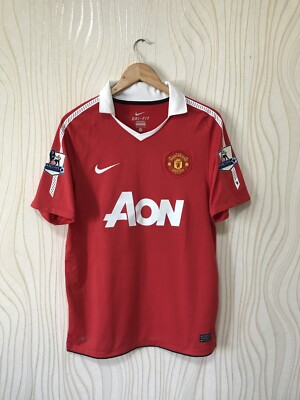 NIKE MUNCHESTER UNITED ユニフォーム　M 相当 Manchester United FC 2010 2011 Home Football Shirt Soccer