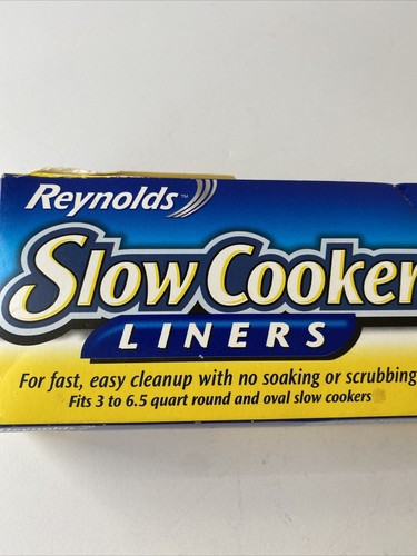 Reynolds Slow Cooker Liner Bags 13x21 for Round & Oval 3-6.5 Qt (4 liners) - Picture 3 of 6
