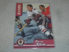 1999-2000 BAP BE A PLAYER AUTOGRAPH CARD HOCKEY PIERRE PILOTE R-4 AUTO SIGNED