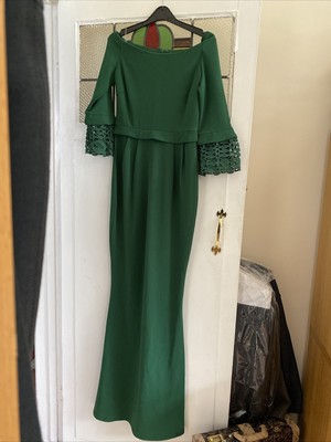 emerald long dress