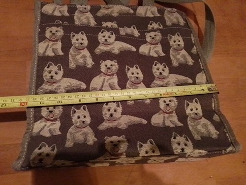 Westie Highland Terrier Bolso de Mano Bolso de Hombro Bolso de Mano 30x30x10 cm - Imagen 20 de 24