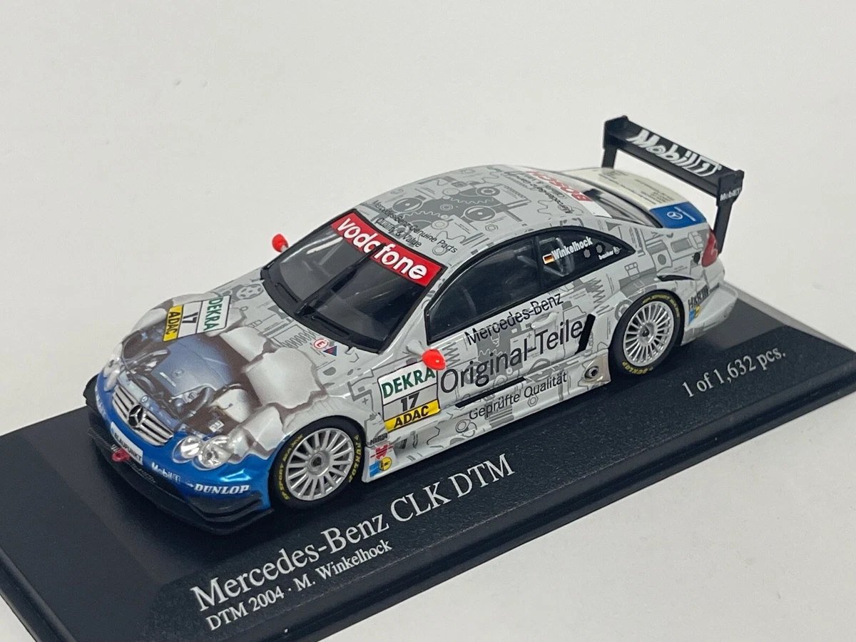 Herpa Mercedes-Benz CLK Bleu 1/43 - Miniature Métal Avec Boîte - Occasion