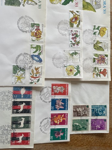 Suriname astounding FDC cover collection 158 all different many blocks etc !!! - Picture 15 of 24