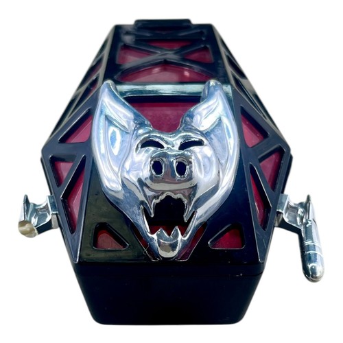 Vtg 80's 1984 Voltron Coffin Of Darkness Doom Working Light Panosh Place Black - Picture 6 of 18