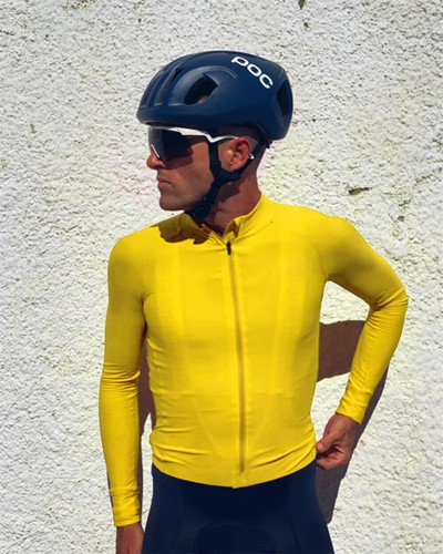 Long Sleeve Mens Cycling Jersey Wulibike Cycle Shirt Pocket Quick Dry Breathable - Picture 9 of 34