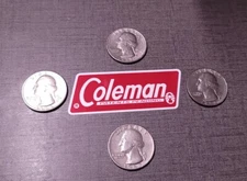 Coleman Sticker Decal "Patents Pending" Version #2 Edition.