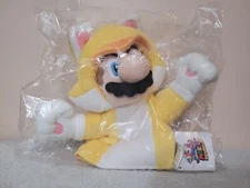 Rare Sealed Nintendo Super Mario 3D World Cat Mario Puppet Plush Sanei-Boeki