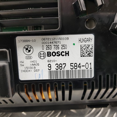 BMW SERIE 7 TACHIMETRO QUADRO STRUMENTI F01 F02 2015 9387584 - Foto 14 di 14