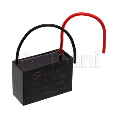 CBB61 450V VAC 5uf Ceiling Fan Motor Run Capacitor