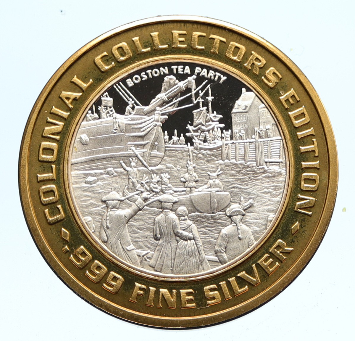 1995 USA CONNECTICUT Foxwoods CASINO Colonial OLD Gaming Chip