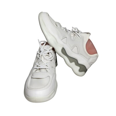 Ecco Women's Size 41- Silver White Elo Comfort Athletic