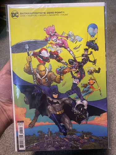BATMAN FORTNITE ZERO POINT 1 VARIANT-B SEALED WITH CODE FOR HARLEY QUINN SKIN