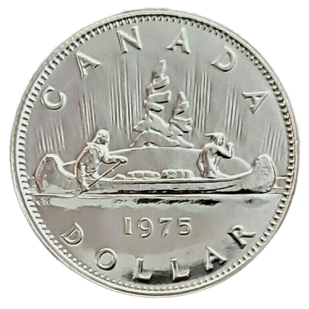 Canada 1975 Voyageur Specimen Nickel Dollar!!