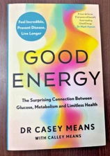 Good Energy by Dr. Casey Means NEW Paperback