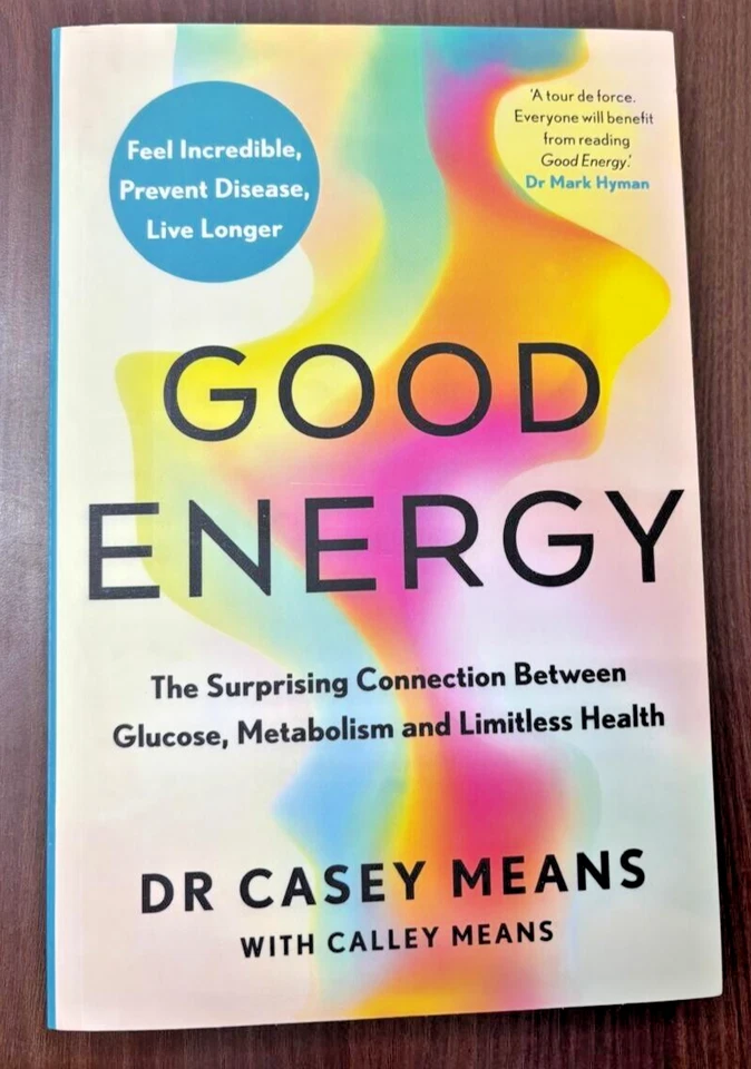 Good Energy by Dr. Casey Means NEW Paperback........ Foto 2 de 4