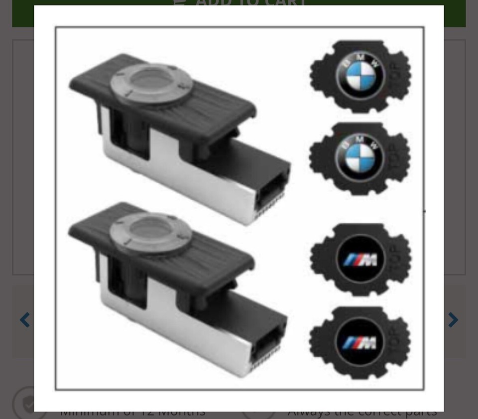 CHEAPEST OEM BMW LED Door Light Projectors 63312463924 eBay