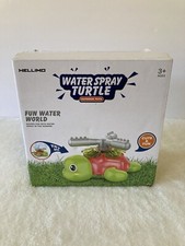 Water Sprinkler for Kids, Spinning Sprinkler for Yard Splash Fun Turtle