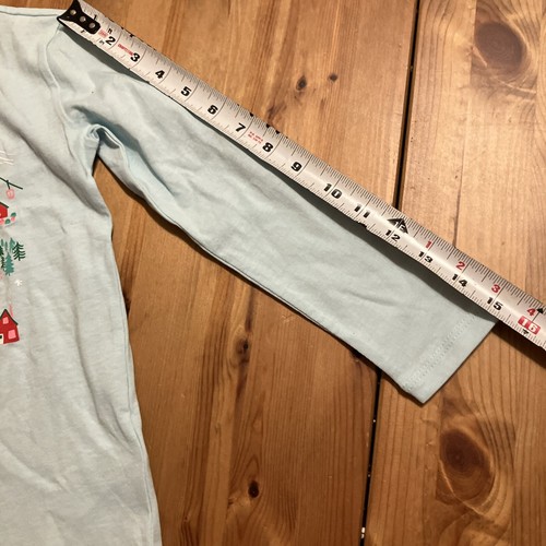 Crewcuts Long-Sleeve Merry Graphic T-Shirt J. Crew Girls XS 4-5 - Picture 6 of 10