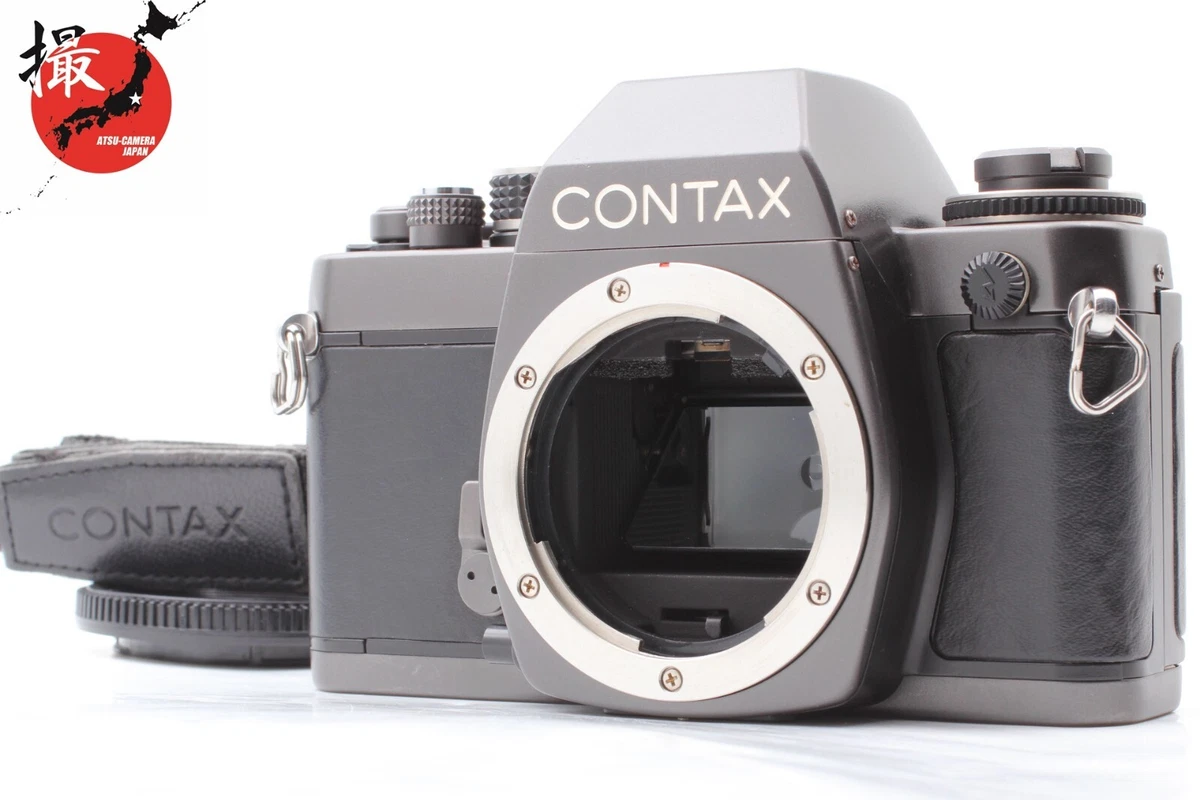 Late Model【MINT w/ Strap】 Contax S2b Titan Black SLR Film Camera