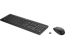 HP 230 Wireless Keyboard And Mouse Combo Windows 11 10 Dongle Black 18H24AA#ABA