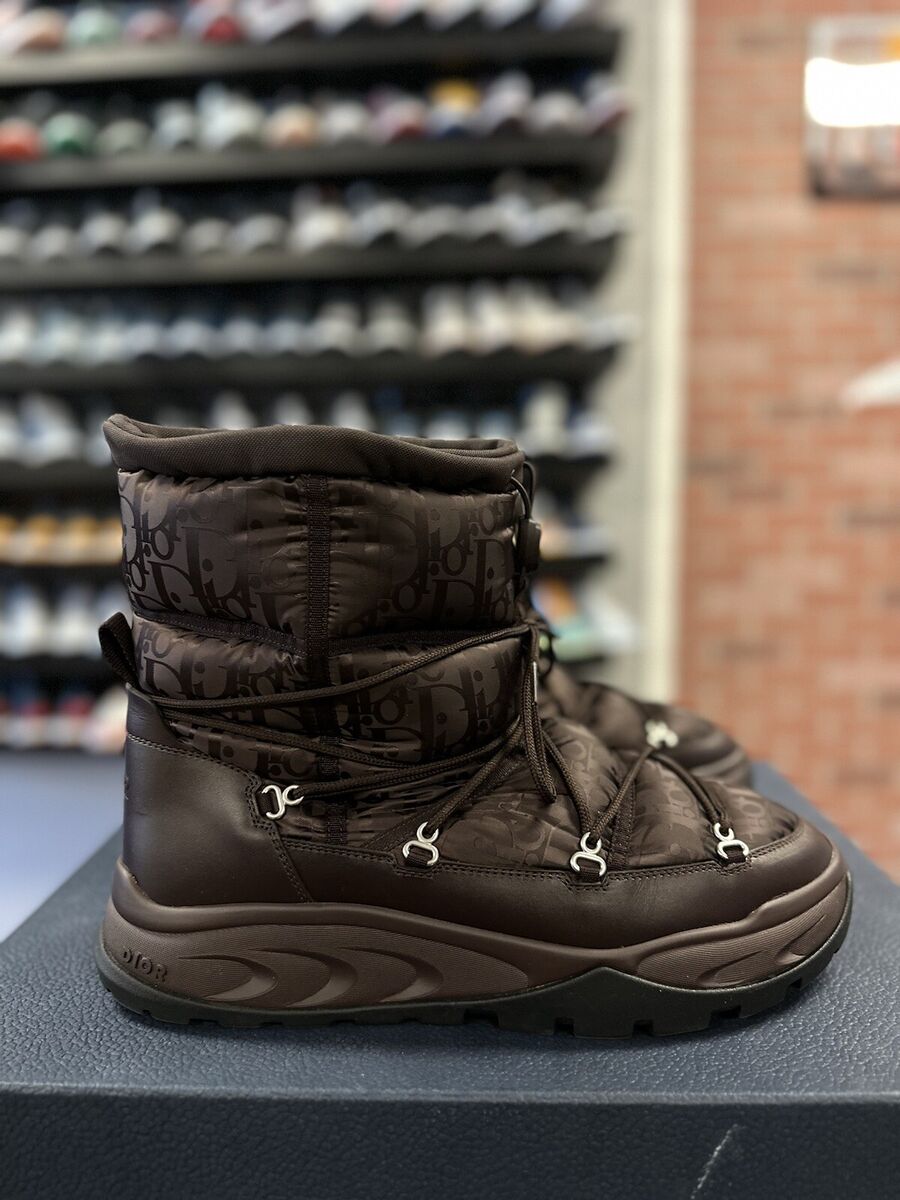Size 45EU/12US Dior Snow Ankle Boots Brown 100% Authentic Size 45EU/12US Dior Snow Ankle Boots Brown 100% Authentic