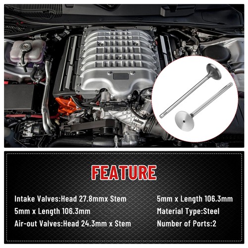 Head Gasket Seal & Intake Exhaust Valves For Jeep Grand Cherokee Ram 1500 3.0L - Picture 6 of 23