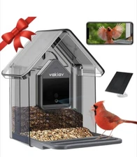 Vakiav Smart Bird Feeder with Camera 100M Cloud Storage 