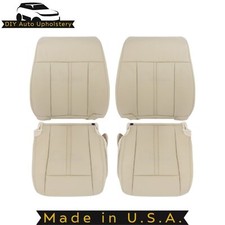 2015-2017 For Lincoln Navigator Leather Front Replacement Seat Covers Tan