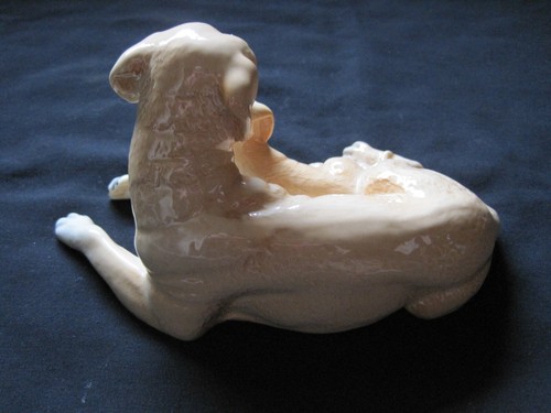 ROYAL DOULTON DOG LABRADOR & PUP GLOSS GOLDEN BROWN, FIGURINE. - Picture 3 of 7