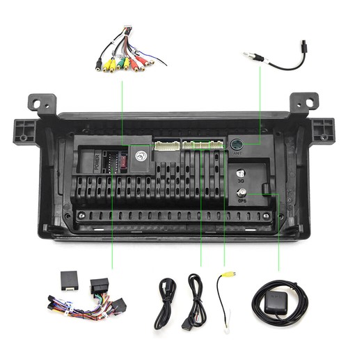 Unidad de cabeza de navegación GPS estéreo para radio de automóvil Android de 9 pulgadas para BMW E - Imagen 8 de 18
