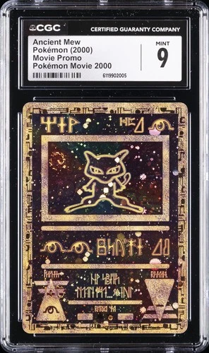 2000 POKEMON GAME MOVIE POKEMON 2000 MOVIE ANCIENT MEW CGC 9