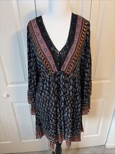 Nostalgia Dress Size Medium Hippie Boho Fall