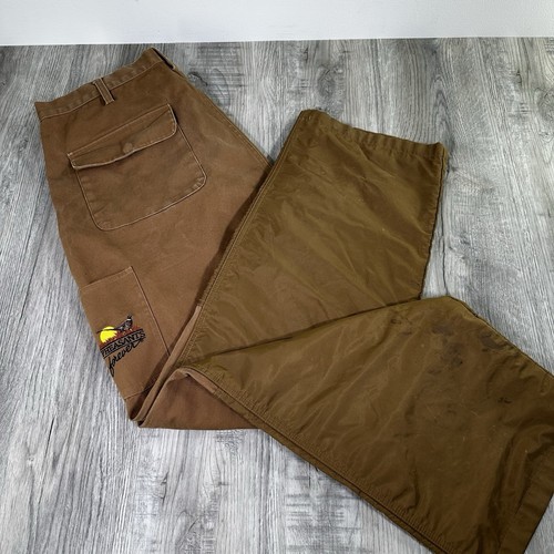 Browning Brush Pants Mens Size 40 Brown Guard Hunting Outdoors Pheasants Forever - Picture 2 of 14