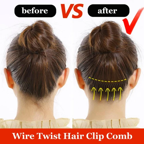 Bridal Wedding Veil Hair Clip Comb Anti Slip Metal Wire 11pcs Set - Picture 2 of 12
