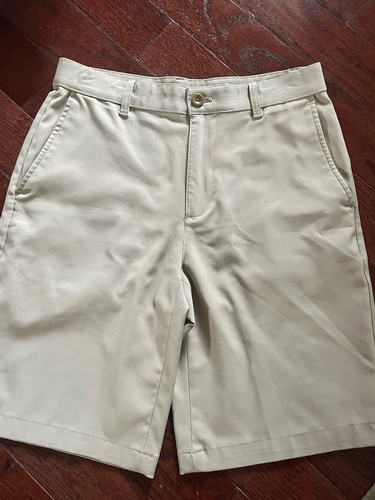 IZOD GOLF Men's Tan 10 " Inseam StraightGolf Shorts Size 30 - Picture 2 of 8
