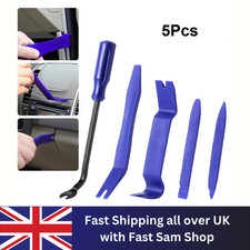 5Pcs Car Trim Removal Kit Door Panel Fastener Auto Dashboard Plastic Tool Set