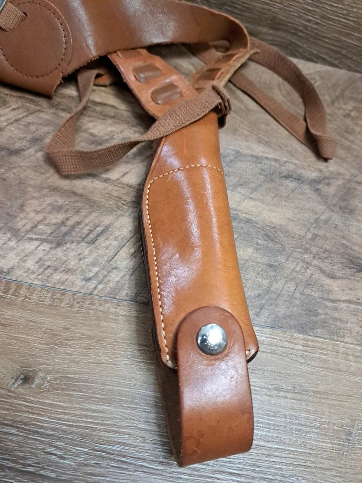 Vtg. Right Hand Bianchi X15 Shoulder Holster Fits Cz 83, Walther Ppk - Image 4 of 4