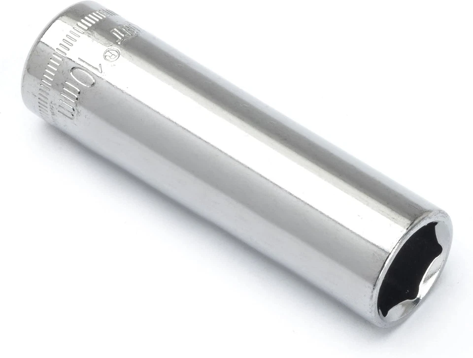 Crescent 1/4" Drive 6 Point Deep Metric Socket 10mm - Оne Расk, No Color - Image 2 of 4