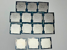 Lot of 14 Intel i5 7th gen CPUs 3x i5-7500, i5-7500T Desktop CPUs LGA1151 TESTED