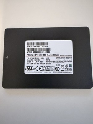 Samsung PM871a 512GB SSD 2.5'' SATA III Solid State Drive
